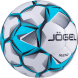Мяч футбольный JÖGEL Nueno №4, белый/голубой/черный