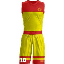 Баскетбольная форма ЭКИПО TOP Желтый цвет