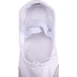 УЦЕНКА Балетки Amely, текстиль, белый, детский