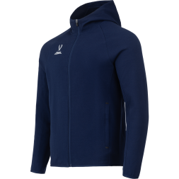 Худи на молнии JÖGEL ESSENTIAL Athlete Hooded FZ Jacket, темно-синий