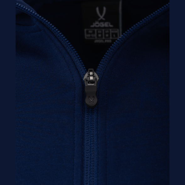 Худи на молнии JOGEL ESSENTIAL Athlete Hooded FZ Jacket, темно-синий