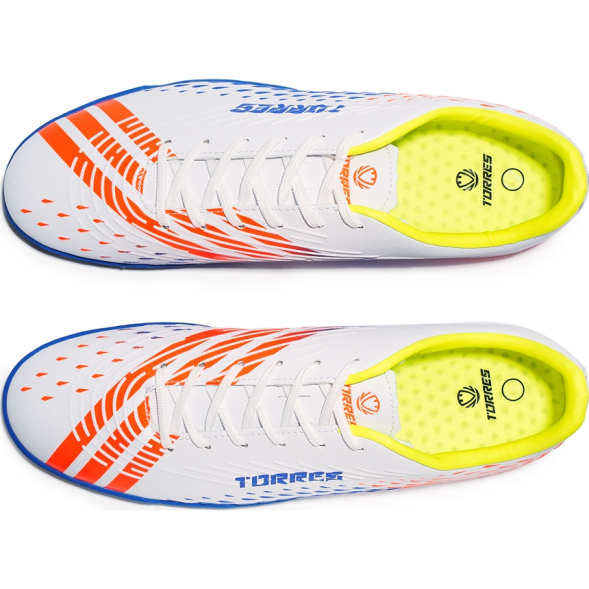 Бутсы зальные подростковые TORRES RAYO-J, TS134234-856-37, р.37, оранжево-жёлтый