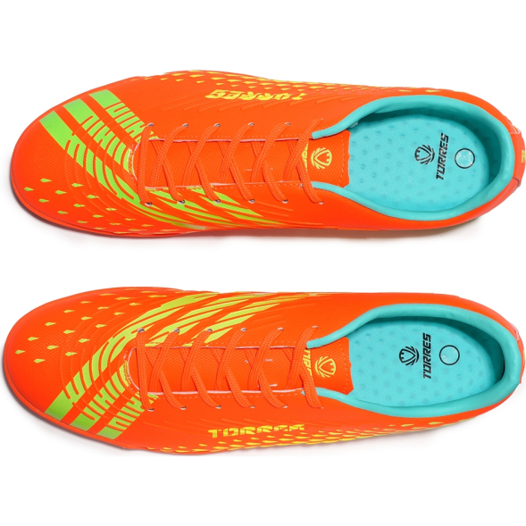 Бутсы зальные подростковые TORRES RAYO-J, TS134234-856-37, р.37, оранжево-жёлтый