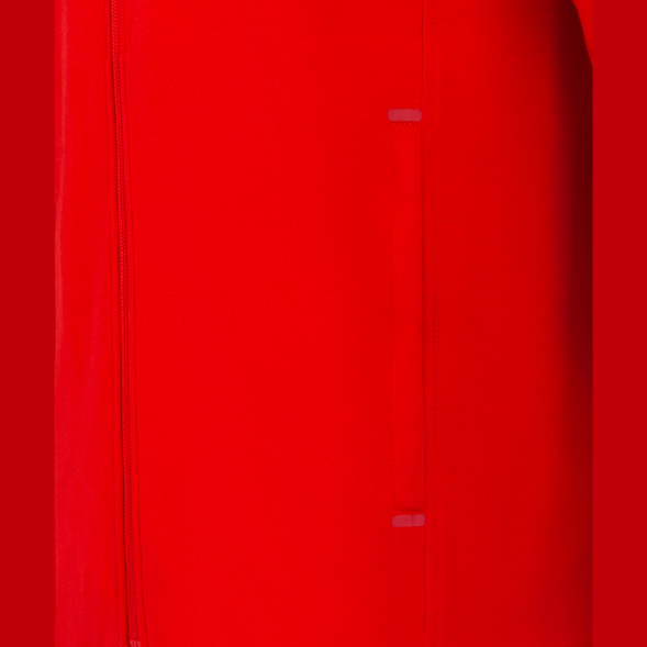 Худи на молнии JOGEL ESSENTIAL Athlete Hooded FZ Jacket, красный