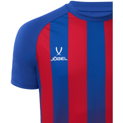Футболка игровая JOGEL CAMP Striped Jersey, красный/синий