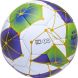 Мяч футбольный ATEMI SPECTRUM, микрофибра, бел/син/зел, р.5, р/ш, окруж 68-70