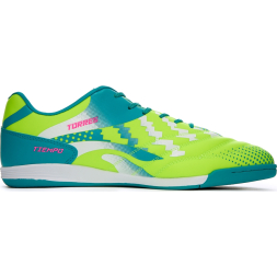 Бутсы зальные подростковые TORRES TIEMPO-J, TS134236-572-37, р.37, салатово--бирюзовый