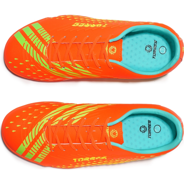 Бутсы зальные детские TORRES RAYO KID, TS134235-856-33, р.33, оранжево-жёлтый