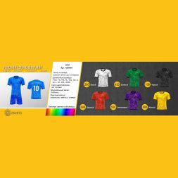 Футбольная форма ЭКИПО WEB Белый цвет