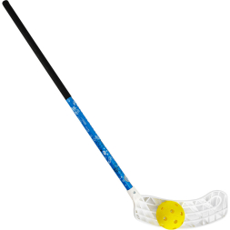 Клюшка для флорбола детская (4.5-6 лет) RealStick KIDSCAMP 65 см (рост 110-120 см) с мячом, MR-KF-KC65L, левый загиб