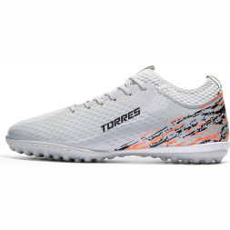 Бутсы футбольные (многошиповки) подростковые TORRES NEO-J, TS234239-751-37, р.37, с носком, голубой