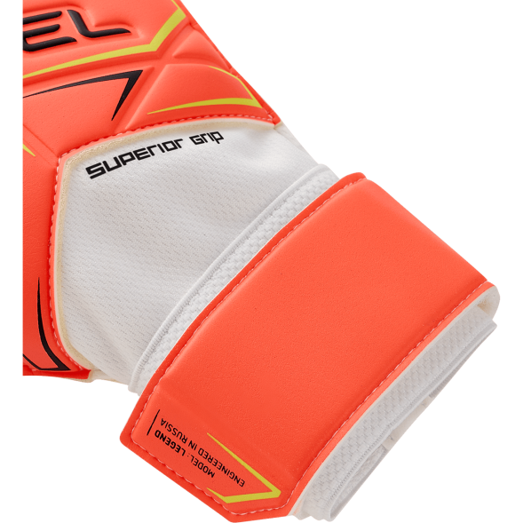 Перчатки вратарские JOGEL Legend SL3 Roll Flat, коралловый