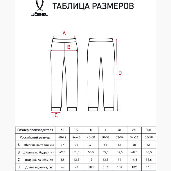 Брюки спортивные JÖGEL ESSENTIAL Terry Pants, черный
