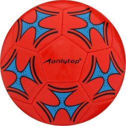 Мяч футбольный ONLYTOP, PVC, машинная сшивка, 32 панели, р. 5, цвет МИКС