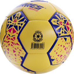 СЦ*Мяч футб. TORRES Bravo-3, F324113, р.3, ПУ, 4 сл, 32 п, гибрид.сшивка, желтый