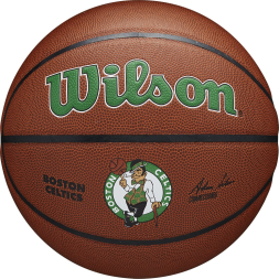 Мяч баск. WILSON NBA Boston Celtics, WTB3100XBBOS р.7, синт.кожа (композит), коричневый