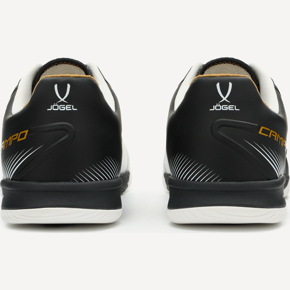 Бутсы зальные JÖGEL CAMPO 2.0, черный/белый