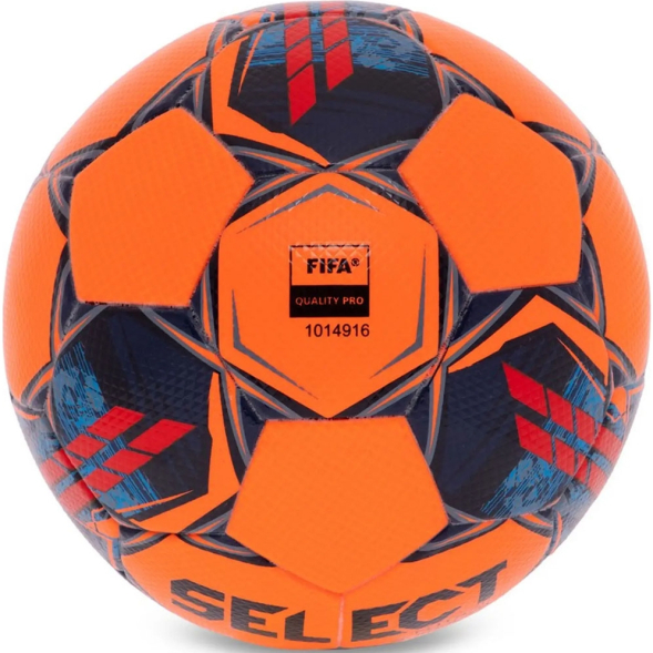 Мяч футзал. SELECT Futsal Super TB V22 3613460663,р.4, FIFA Quality Pro, ПУ,термосш,оранжевый