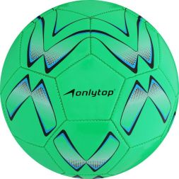 Мяч футбольный ONLYTOP, PVC, машинная сшивка, 32 панели, р. 5, цвет МИКС