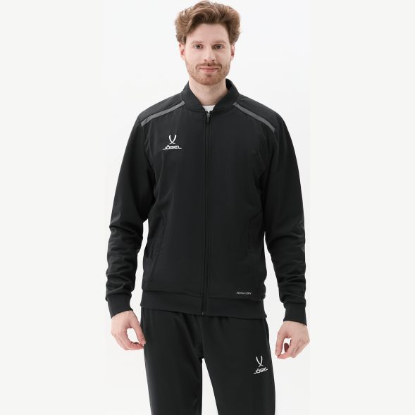 Олимпийка JOGEL DIVISION PerFormDRY Pre-match Knit Jacket, черный