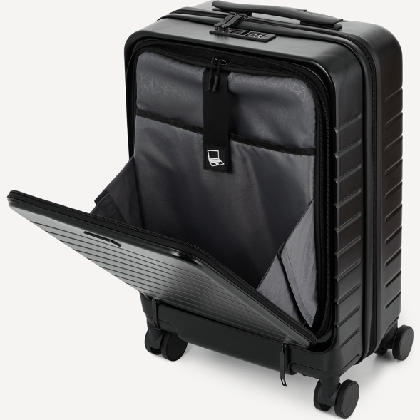 Чемодан для ручной клади JOGEL ESSENTIAL Carry on Spinner, черный