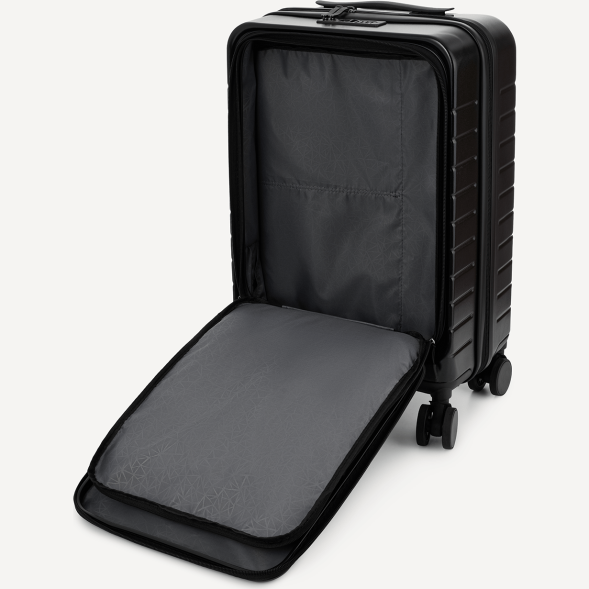 Чемодан для ручной клади JOGEL ESSENTIAL Carry on Spinner, черный