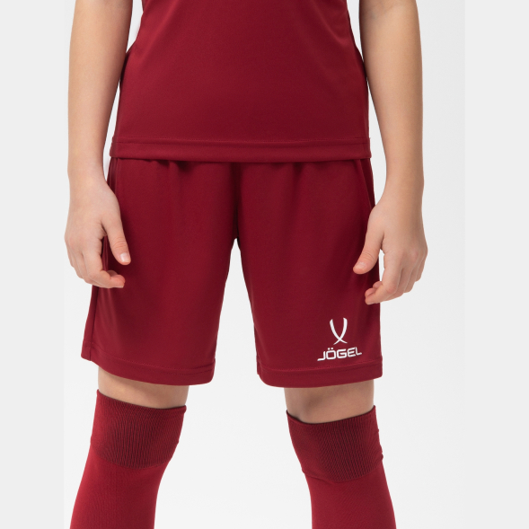 Шорты игровые JOGEL CAMP Classic Shorts, гранатовый/белый, детский