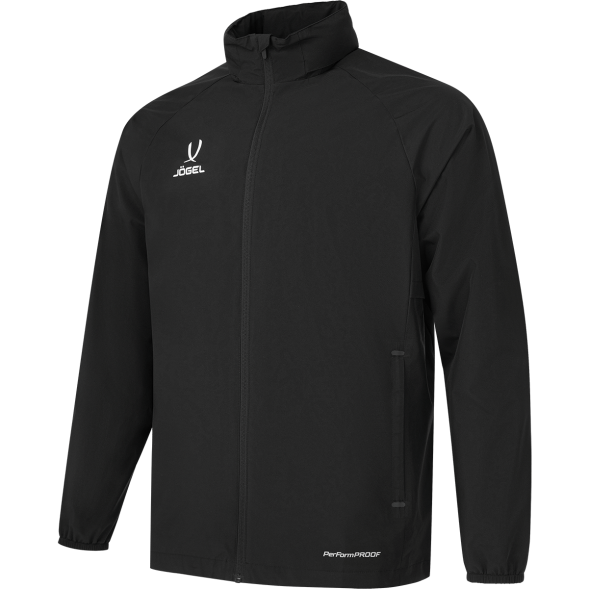 Куртка ветрозащитная JOGEL PREMIER PerFormPROOF FZ Rain Jacket, черный