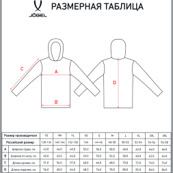 Куртка ветрозащитная JÖGEL DIVISION PerFormPROOF Shower Jacket, черный