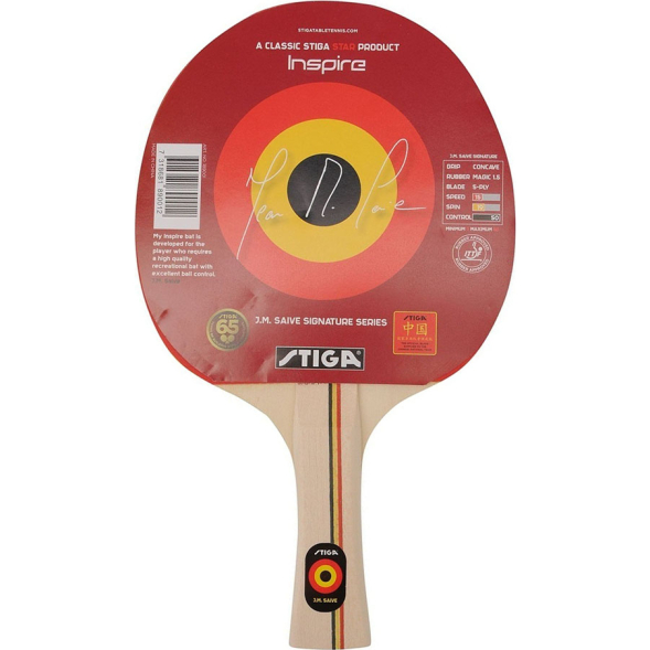 Ракетка для настольного тенниса STIGA JMS Inspire 1890-01, ITTF накладка
