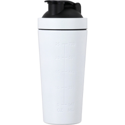 Шейкер спортивный для коктейлей, для протеина, 750 мл, 23 × 9 см, белый