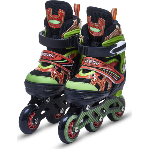 Раздвижные роликовые коньки для детей ATEMI, размер 27-30, AJIS-19.03