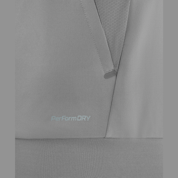 Джемпер тренировочный на молнии JOGEL PREMIER PerFormDRY Training FZ Jacket, серый