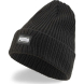 Шапка PUMA Ribbed Classic Cuff Beanie, 02403806, белый