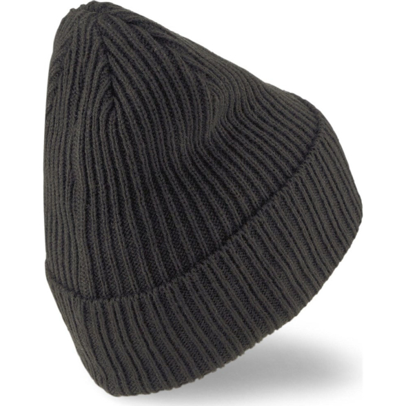 Шапка PUMA Ribbed Classic Cuff Beanie, 02403806, белый
