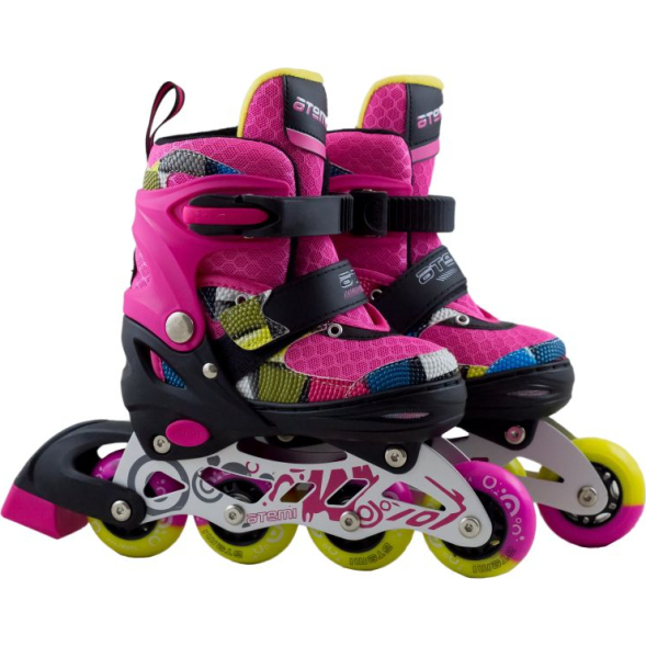 Раздвижные роликовые коньки для детей ATEMI, размер 27-30, AJIS-19.05