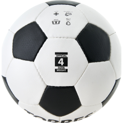 Мяч футб. TORRES Main Stream, F30184,р.4, 32 пан. ПУ, 4 под. слоя, руч. сшив., бело-черный