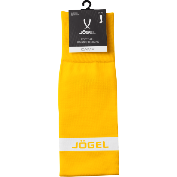 Гетры футбольные JOGEL CAMP ADVANCED SOCKS, желтый/белый