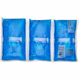 Многоразовый трех-секционный гелевый пакет для нагрева/охлаждения DISPO GEL, 351424, р.11*21 см