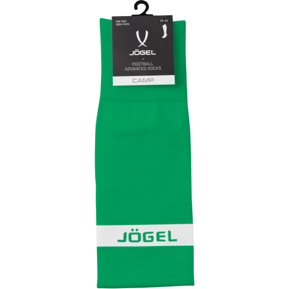 Гетры футбольные JOGEL CAMP ADVANCED SOCKS, зеленый/белый