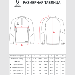 Джемпер тренировочный JÖGEL PREMIER PerFormDRY Training 1/4 Zip Top, серый