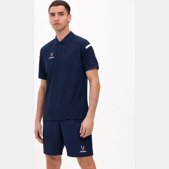 Поло JOGEL CAMP 2 Poly Polo, темно-синий