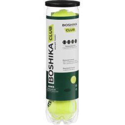 Набор мячей для большого тенниса BOSHIKA, тренировочный, 4 шт.