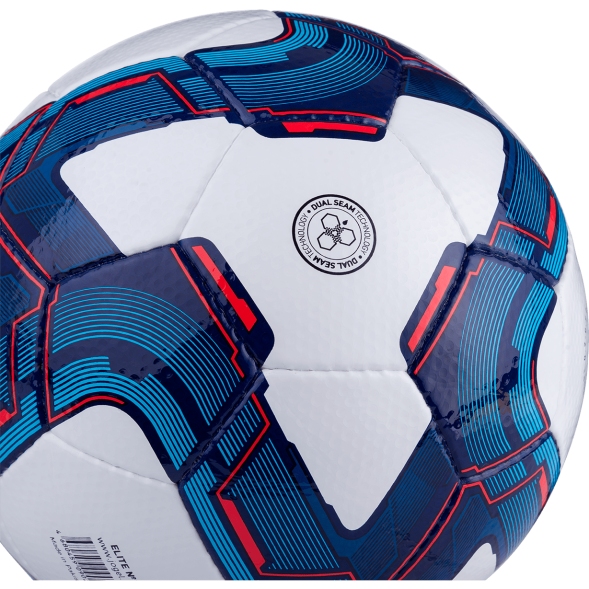 Мяч футбольный JOGEL Elite №5, белый/синий/красный