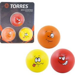 Набор кистевых эспандеров антистресс TORRES AL0026, 3 шт