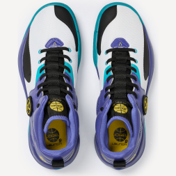 Кроссовки баскетбольные JOGEL Launch 2.0 MID, белый/фиолетовый/голубой