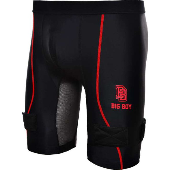 Шорты компрессионные взрослые BIG BOY Elite Line BB-SHEL-SR-L, с защитой паха, р.L
