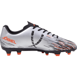 БЕЗ УПАКОВКИ Бутсы футбольные JOGEL Rapido FG Silver/black
