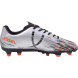 БЕЗ УПАКОВКИ Бутсы футбольные JOGEL Rapido FG Silver/black