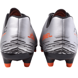 БЕЗ УПАКОВКИ Бутсы футбольные JOGEL Rapido FG Silver/black